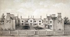 View of the Bookbinders Provident Asylum, Balls Pond Road, Islington, London, c1845. Artist: WL Walton