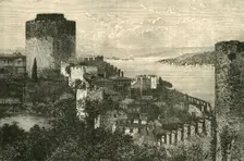 View of the Bosphorus: The Castle of Europe 1890. Creator: Unknown