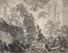 View of the Baths of Titus (image 2 of 2), c1775. Creator: Giovanni Battista Piranesi