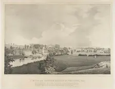 View of the Battle Ground at Concord, Massachusetts, c. 1850. Creator: Fitz Hugh Lane