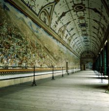 View of the Battles Room in the Monastery of San Lorenzo de El Escorial