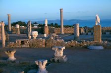 View of the bay of Tunis, 9th century BC