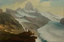 View of the Bänisegg over the Lower Grindelwald Glacier, 1778