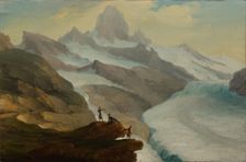 View of the Bänisegg over the Lower Grindelwald Glacier, 1778