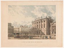View of the Bank of England, 1816. Creator: Daniel Havell