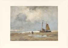 View of the beach, c.1895. Creator: Jan Hendrik Weissenbruch