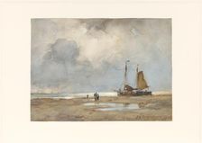 View of the beach, c.1895. Creator: Jan Hendrik Weissenbruch