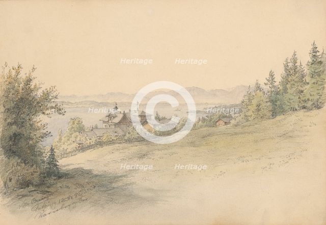 View of the Beringer villa, 1882. Creator: Karoly Lajos Libay.