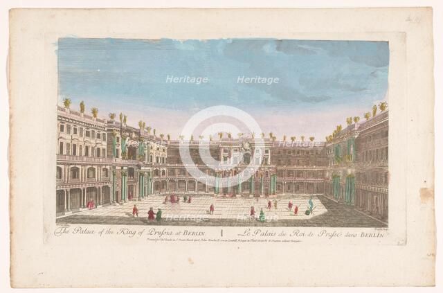 View of the Berliner Stadtschloss in Berlin, 1754-1799. Creator: Anon.