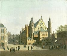 View of the Binnenhof, The Hague, 1690. Creator: Gerrit Berckheyde