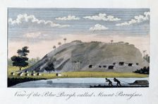 View of the Blue Bergh called, Mount Parnassus 1813. Artist: John Gabriel Stedman