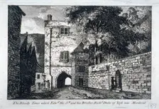 View of the Bloody Tower, Tower of London, c1800. Artist: Anon