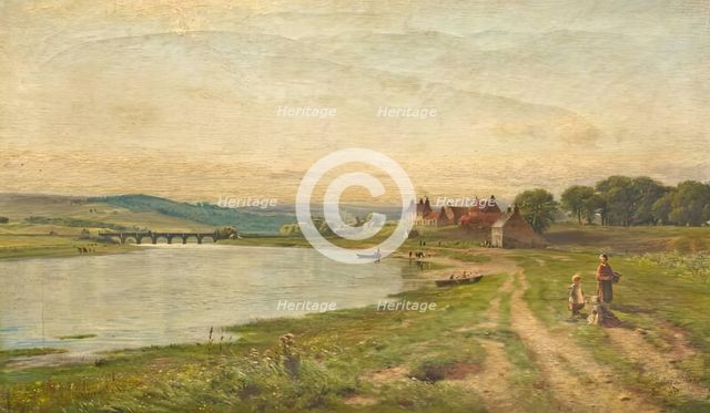View of the Bridge O' Dee, 1879. Creator: John Mitchell.