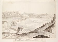 View of the Bridge at Avignon looking towards Villeneuve, early 17th century. Artist: Etienne Martellange