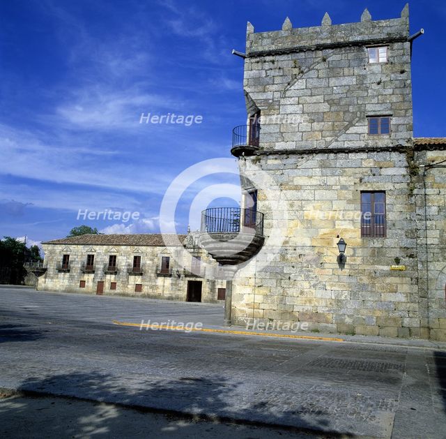View of the buildings that make up the manor of Fefiñanes.