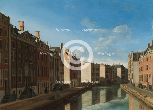 View of the Golden Bend in the Herengracht, 1671-1672. Creator: Gerrit Berckheyde.