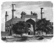 View of the Gate of the Garden of Secundra c1891. Creator: James Grant