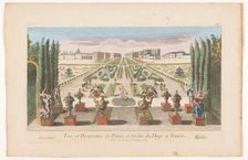 View of the garden and palace of the Doge of Venice, 1700-1799. Creator: Unknown