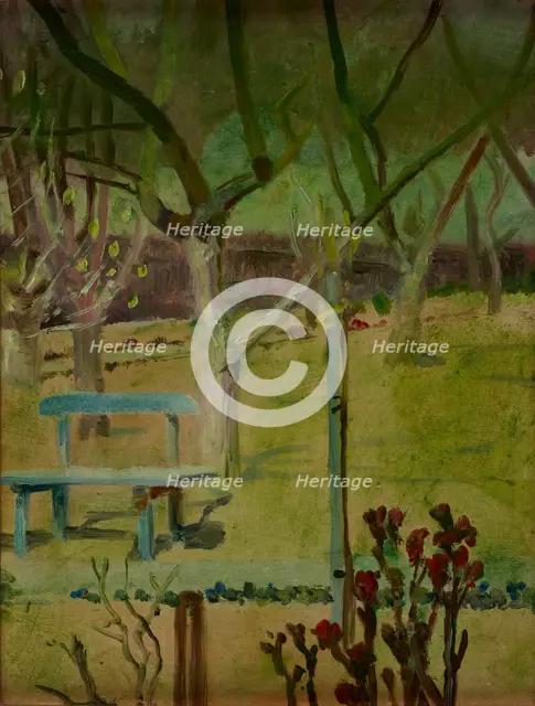 View of the Garden, between 1900-1904. Creator: Jacek Malczewski.