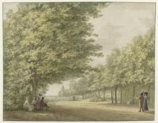 View of the gardens of the Zandbergen country estate, 1754-1820. Creator: Hermanus Numan