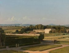 View of the Gardens of Villa Medici, 1811-1816. Creator: Michel Martin Drolling