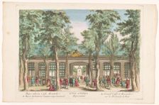 View of the Grand Cafe Royal d'Alexandre on Boulevard du Temple in Paris, 1745-1775. Creator: Anon