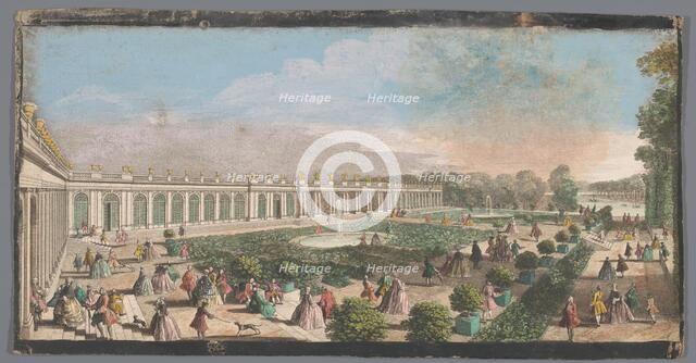 View of the Grand Trianon in the Garden of Versailles, 1700-1799. Creator: Anon.