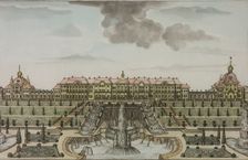 View of the Great Palace in Peterhof, Between 1792 and 1820