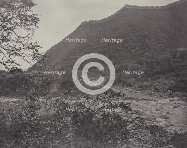 View of the Great Wall, China, c. 1871. Creator: John Thomson (Scottish, 1837-1921).