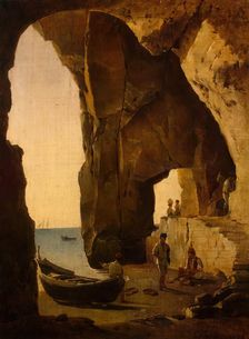 View of the Grotto at Sorrento, 1826. Creator: Sil'vestr Shchedrin