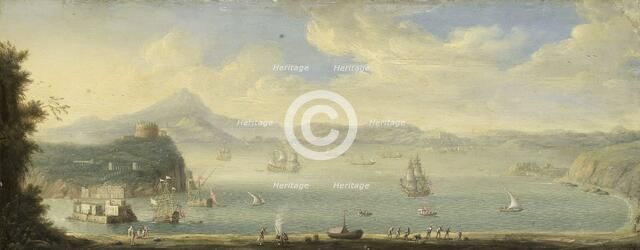 View of the Gulf of Naples, 1675-1750. Creator: Unknown.