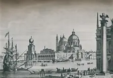 View of the Dogana, 1702 (1925). Creator: Peter Schenk
