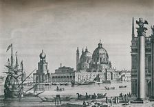 View of the Dogana, 1702 (1925). Creator: Peter Schenk