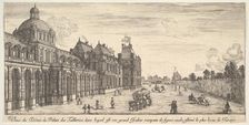 View of the dome of the Palace of the Tuilleries, from Various views of remarkable pla..., 1649-51. Creator: Stefano della Bella