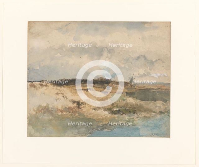 View of the Dekkersduin near The Hague, c.1860. Creator: Jan Hendrik Weissenbruch.
