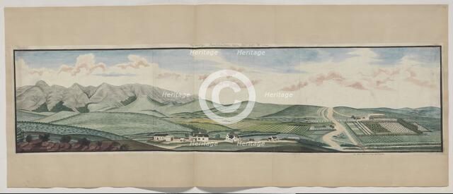 View of the Drostdy, 1777-1778. Creators: Robert Jacob Gordon, Johannes Schumacher.