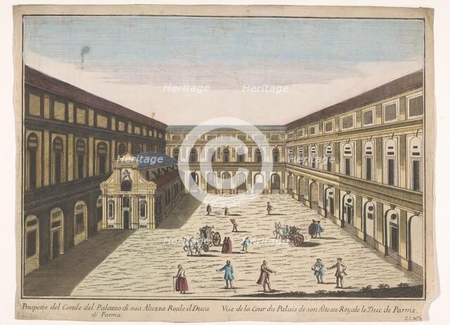 View of the Duke of Parma's Palace, 1700-1799. Creator: Unknown.