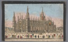 View of the Duomo in Milan, 1759-c.1796. Creator: Unknown