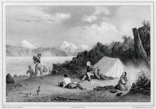 View of the entrance to Avacha Bay, taken from Starichkov Island, 19th century. Creators: Friedrich Heinrich Kittlitz, Jules David