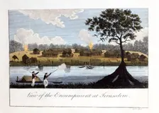 View of the Encampment at Jerusalam 1813. Artist: John Gabriel Stedman