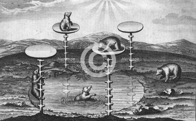 'View of the Elector of Saxony's Bear-Garden, at Dresden in Germany', c1673.  Artist: Unknown.