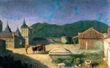View of the Escorial Spain, early 18th century. Artist: Michel-Ange Houasse