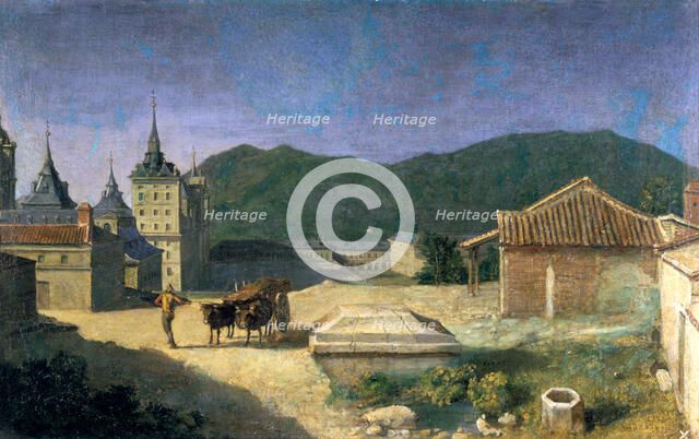 'View of the Escorial', Spain, early 18th century. Artist: Michel-Ange Houasse