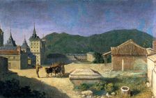 View of the Escorial Spain, early 18th century. Artist: Michel-Ange Houasse