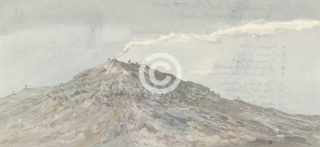 View of the Etna seen from the southwest, 1778. Creator: Willem Carel Dierkens.