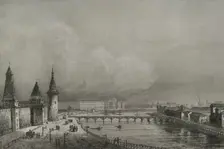View of the Foundling Home or Orphanage, Moscow, Russia, 1839. Creators: Augustin François Lemaitre, Hippolyte Lalaisse