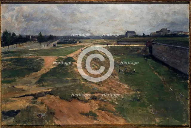 View of the Fort at Vanves, c1880. Creator: Rene Billotte.