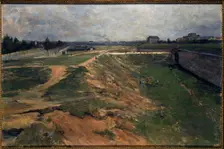 View of the Fort at Vanves, c1880. Creator: Rene Billotte