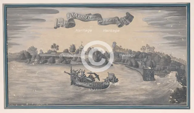 View of the Fort of Negombo, 1753. Creator: Anon.