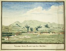 View of the farm of Jan Bruins at Noordhoek, c.1777-1786. Creators: Robert Jacob Gordon, Johannes Schumacher